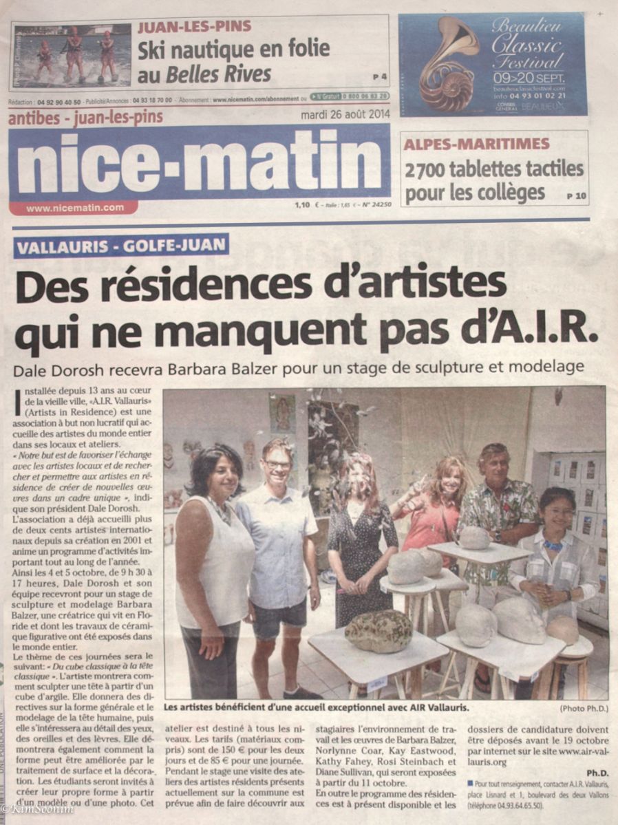20140826 Nice-Matin France 26 Agust 2014.jpg